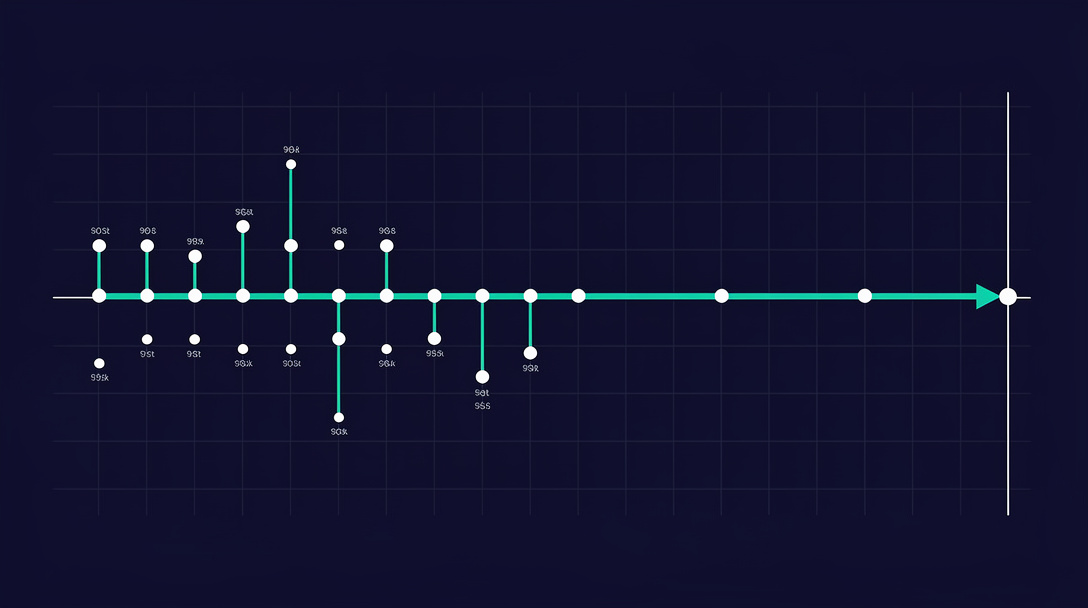 A 90-day follow-up cadence timeline versus where most dealerships stop